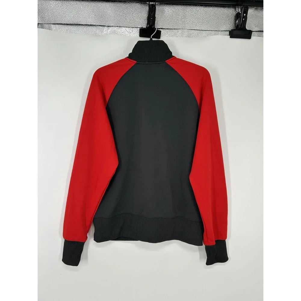 Nike Rutgers Scarlet Knights Track Jacket Mens Medium Warm Up‎ Full Zip Up Red